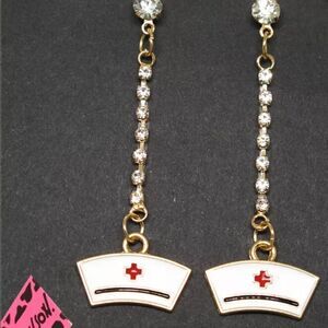 Adorable Betsey Johnson earrings 